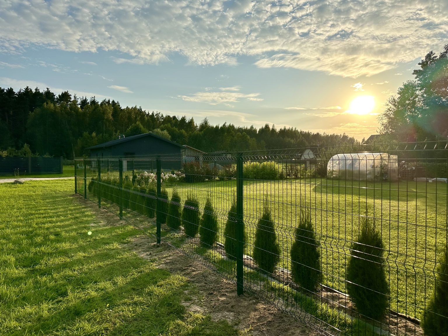 IMG 7350 - Aluzinc, metāla logi, metāla sētas, metāla vārti, bīdāmie vārti Rīgā